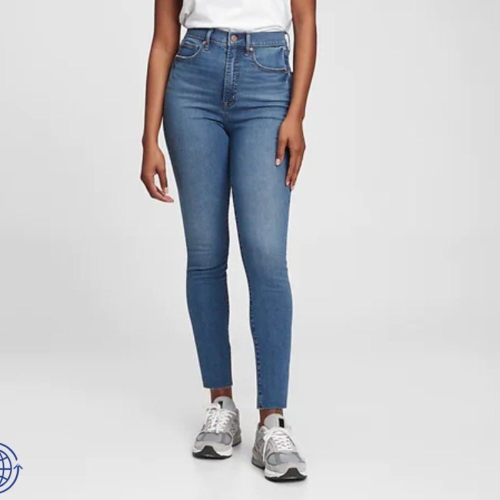 Gap Vintage Slim Sky High Jeans with Front Square Pockets